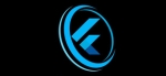 Flutter logo representing cross-platform app development framework